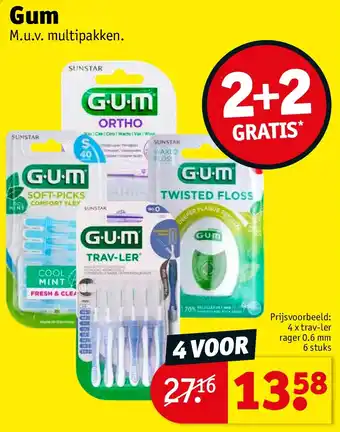 Kruidvat Gum aanbieding