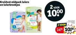 Kruidvat Kruidvat midpack luiers en luierbroekjes aanbieding