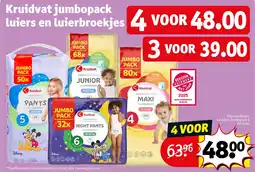 Kruidvat Kruidvat jumbopack luiers en luierbroekjes aanbieding