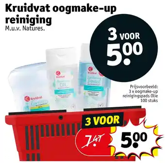 Kruidvat Kruidvat oogmake-up reiniging aanbieding