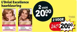 Kruidvat L’Oréal Excellence haarkleuring aanbieding