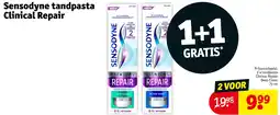 Kruidvat Sensodyne tandpasta Clinical Repair aanbieding