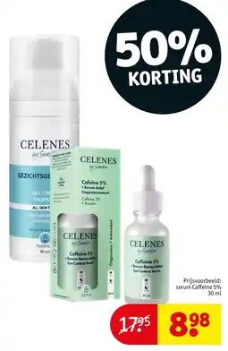 Kruidvat Celenes by Sweden gezichtsverzorging aanbieding