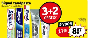 Kruidvat Signal tandpasta aanbieding