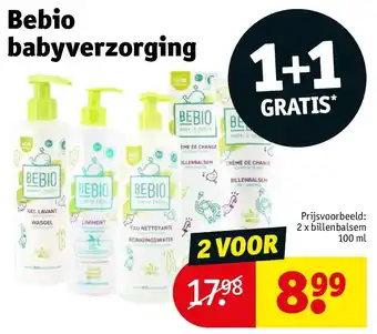 Kruidvat Bebio babyverzorging aanbieding