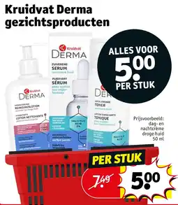 Kruidvat Kruidvat Derma gezichtsproducten aanbieding