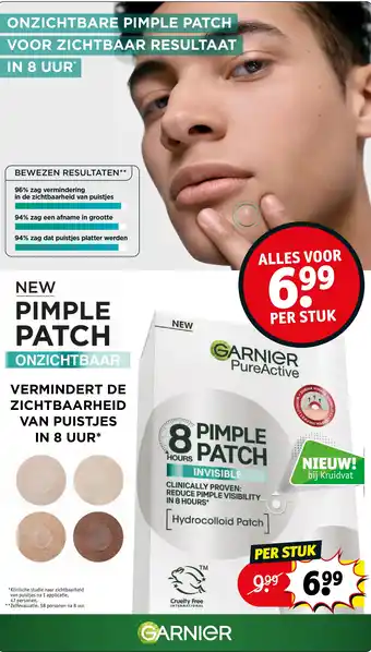 Kruidvat GARNIER PureActive PIMPLE PATCH aanbieding