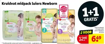 Kruidvat Kruidvat midpack luiers Newborn aanbieding