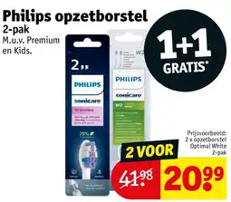 Kruidvat Philips opzetborstel aanbieding