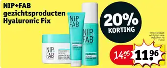 Kruidvat NIP+FAB gezichtsproducten Hyaluronic Fix aanbieding