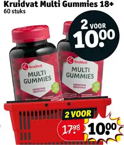 Kruidvat Kruidvat Multi Gummies 18+ aanbieding