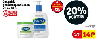 Kruidvat Cetaphil gezichtsproducten aanbieding