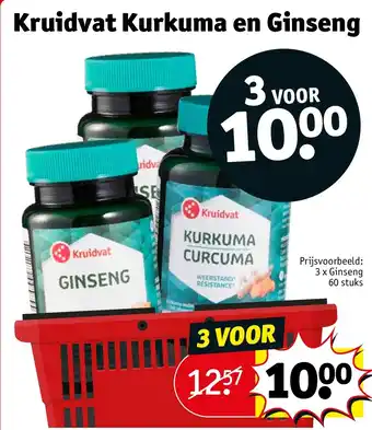 Kruidvat Kruidvat Kurkuma en Ginseng aanbieding