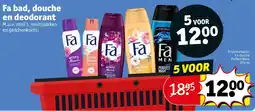 Kruidvat Fa bad, douche en deodorant aanbieding