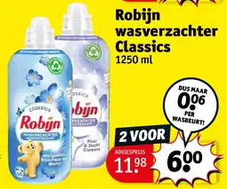 Kruidvat Robijn wasverzachter Classics aanbieding