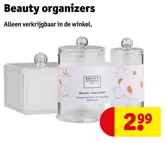 Kruidvat Beauty organizers aanbieding