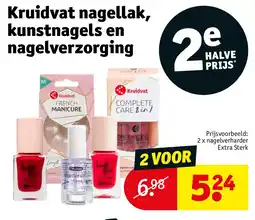 Kruidvat Kruidvat nagellak, kunstnagels en nagelverzorging aanbieding