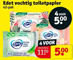 Kruidvat Edet vochtig toiletpapier aanbieding