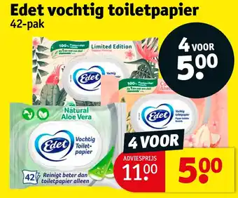 Kruidvat Edet vochtig toiletpapier aanbieding