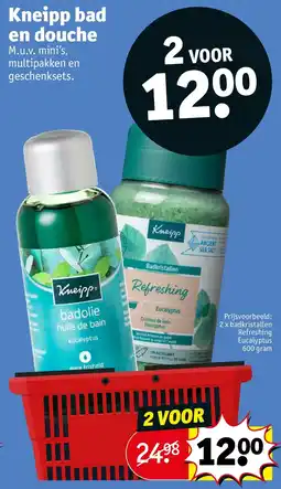 Kruidvat Kneipp bad en douche aanbieding