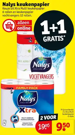 Kruidvat Nalys keukenpapier aanbieding