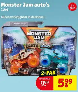 Kruidvat Monster Jam auto’s aanbieding