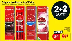 Kruidvat Colgate tandpasta Max White aanbieding