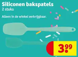 Kruidvat Siliconen bakspatels aanbieding