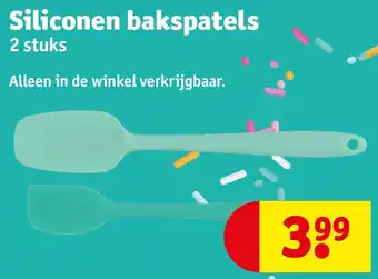 Kruidvat Siliconen bakspatels aanbieding