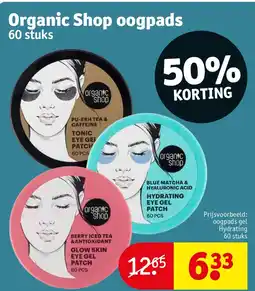 Kruidvat Organic Shop oogpads aanbieding