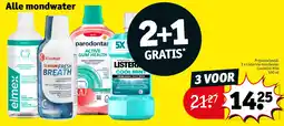 Kruidvat Alle mondwater aanbieding