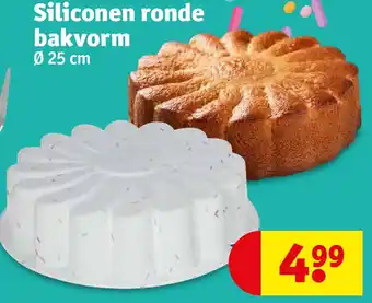 Kruidvat Siliconen ronde bakvorm aanbieding