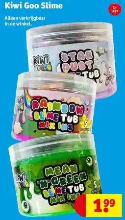 Kruidvat Kiwi Goo Slime aanbieding