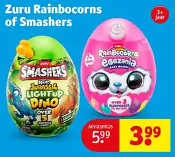 Kruidvat Zuru Rainbocorns of Smashers aanbieding