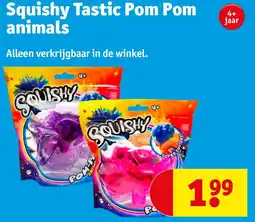 Kruidvat Squishy Tastic Pom Pom animals aanbieding