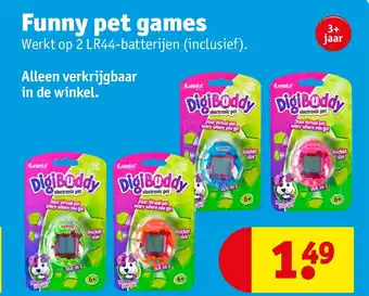 Kruidvat Funny pet games aanbieding