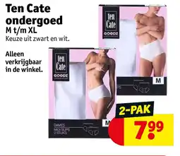 Kruidvat Ten Cate ondergoed aanbieding