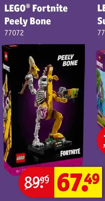 Kruidvat LEGO Fortnite Peely Bone aanbieding