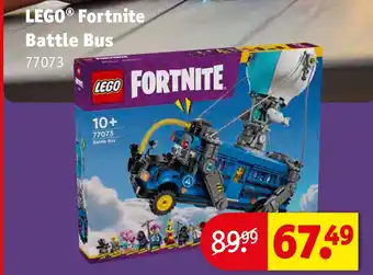 Kruidvat LEGO Fortnite Battle Bus aanbieding