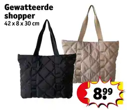 Kruidvat Gewatteerde shopper aanbieding