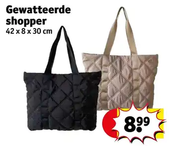 Kruidvat Gewatteerde shopper aanbieding