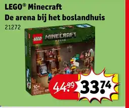 Kruidvat LEGO Minecraft De arena bij het boslandhuis aanbieding