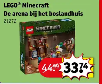 Kruidvat LEGO Minecraft De arena bij het boslandhuis aanbieding