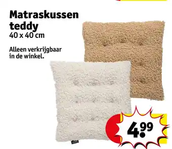 Kruidvat Matraskussen teddy aanbieding