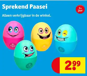 Kruidvat Sprekend Paasei aanbieding