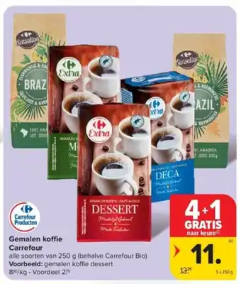 Carrefour Gemalen koffie Carrefour aanbieding