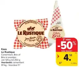 Carrefour Kaas Le Rustique aanbieding