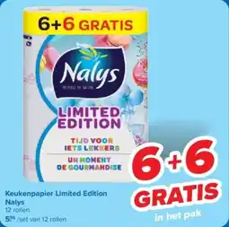 Carrefour Keukenpapier limited edition nalys aanbieding