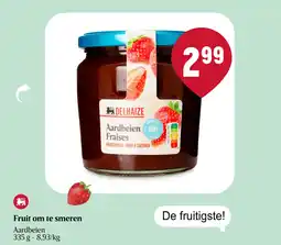 Delhaize Fruit om te smeren aardbeien aanbieding