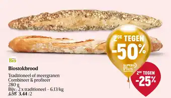 Delhaize Biostokbrood traditioneel aanbieding